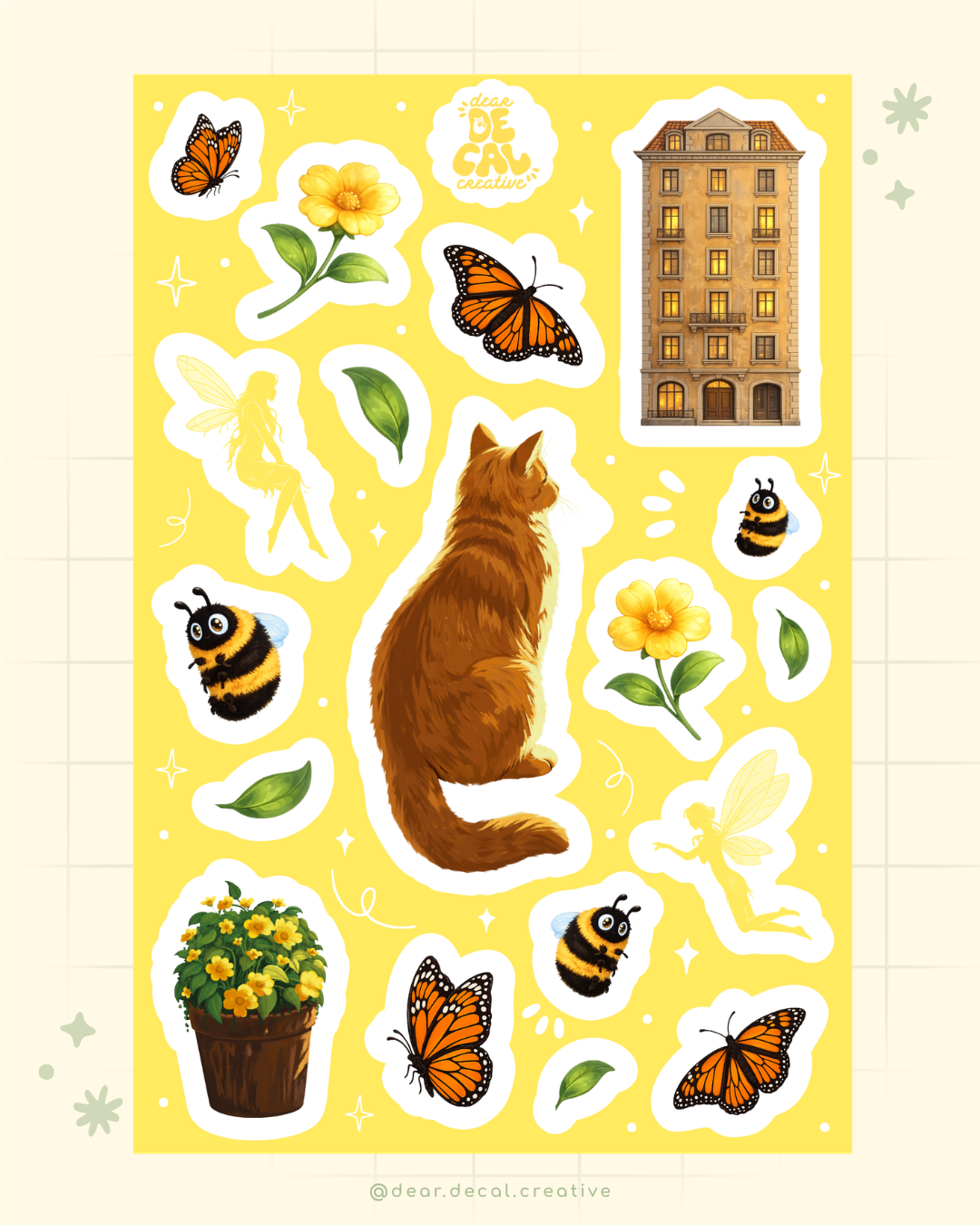 Golden Hour Whispers Sticker Sheet