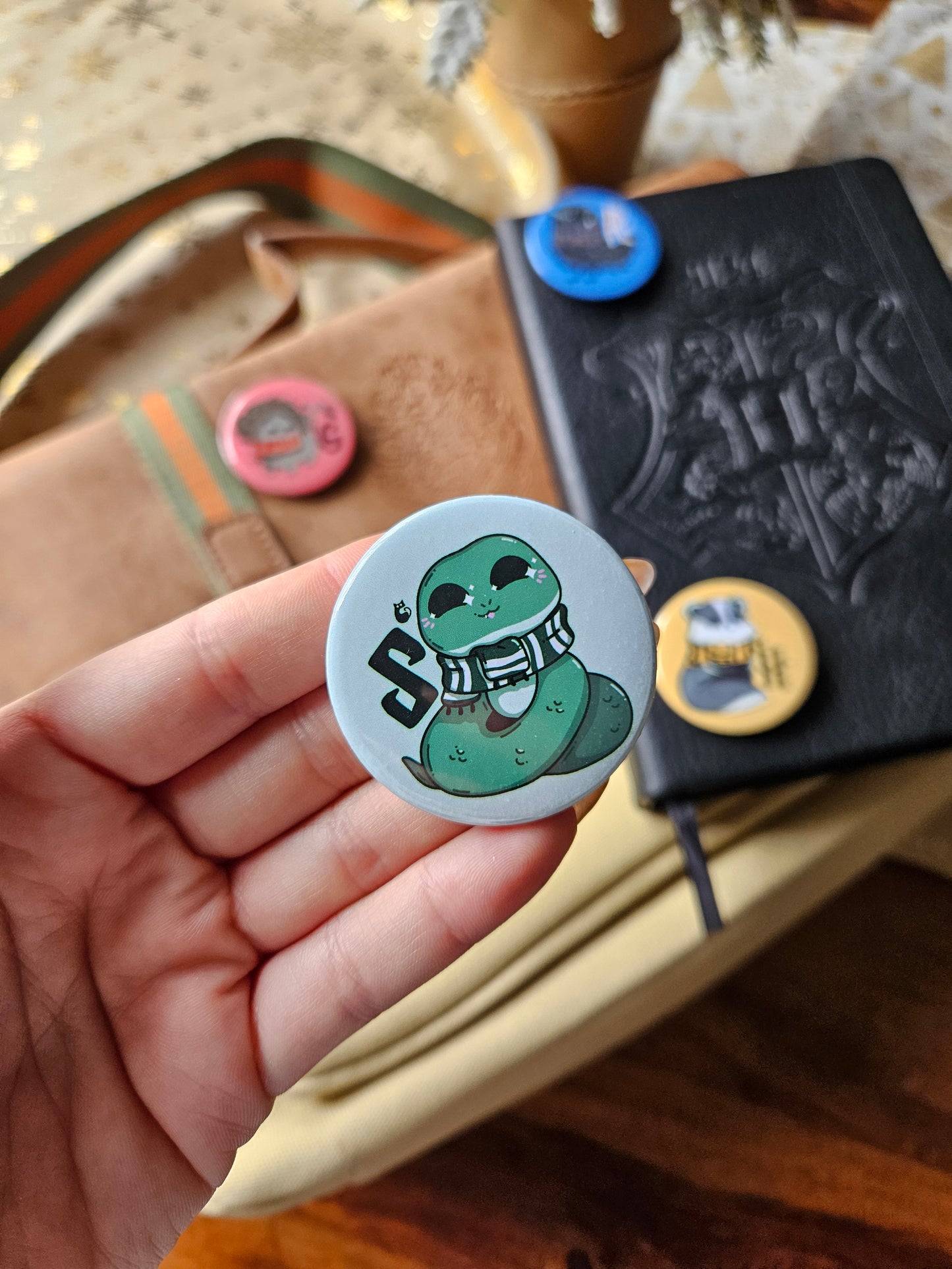 Harry Potter House Button Badge