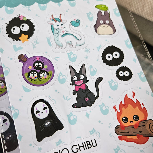 Studio Ghibli Sticker Sheet