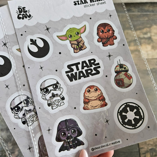 Star Wars Sticker Sheet