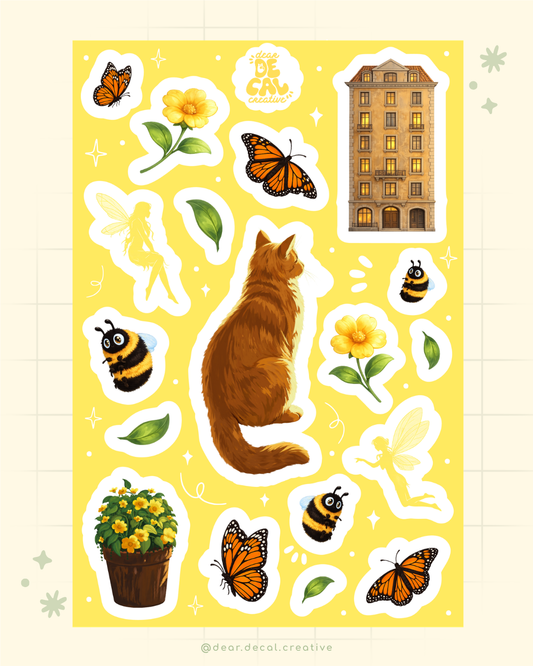 Golden Hour Whispers Sticker Sheet
