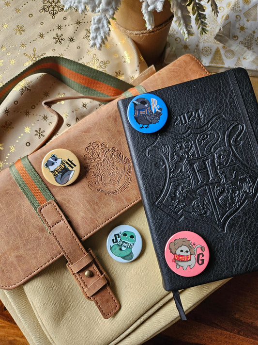 Harry Potter House Button Badge