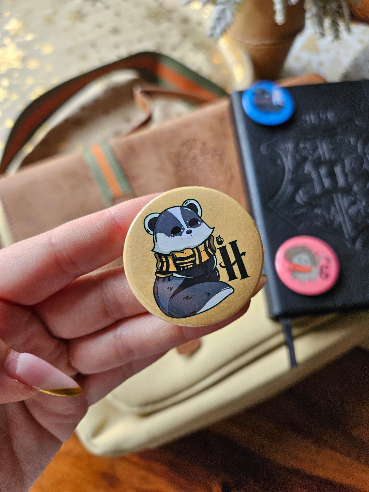 Harry Potter House Button Badge