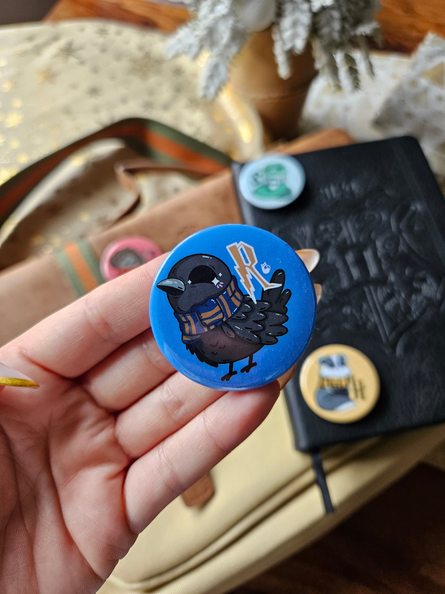 Harry Potter House Button Badge
