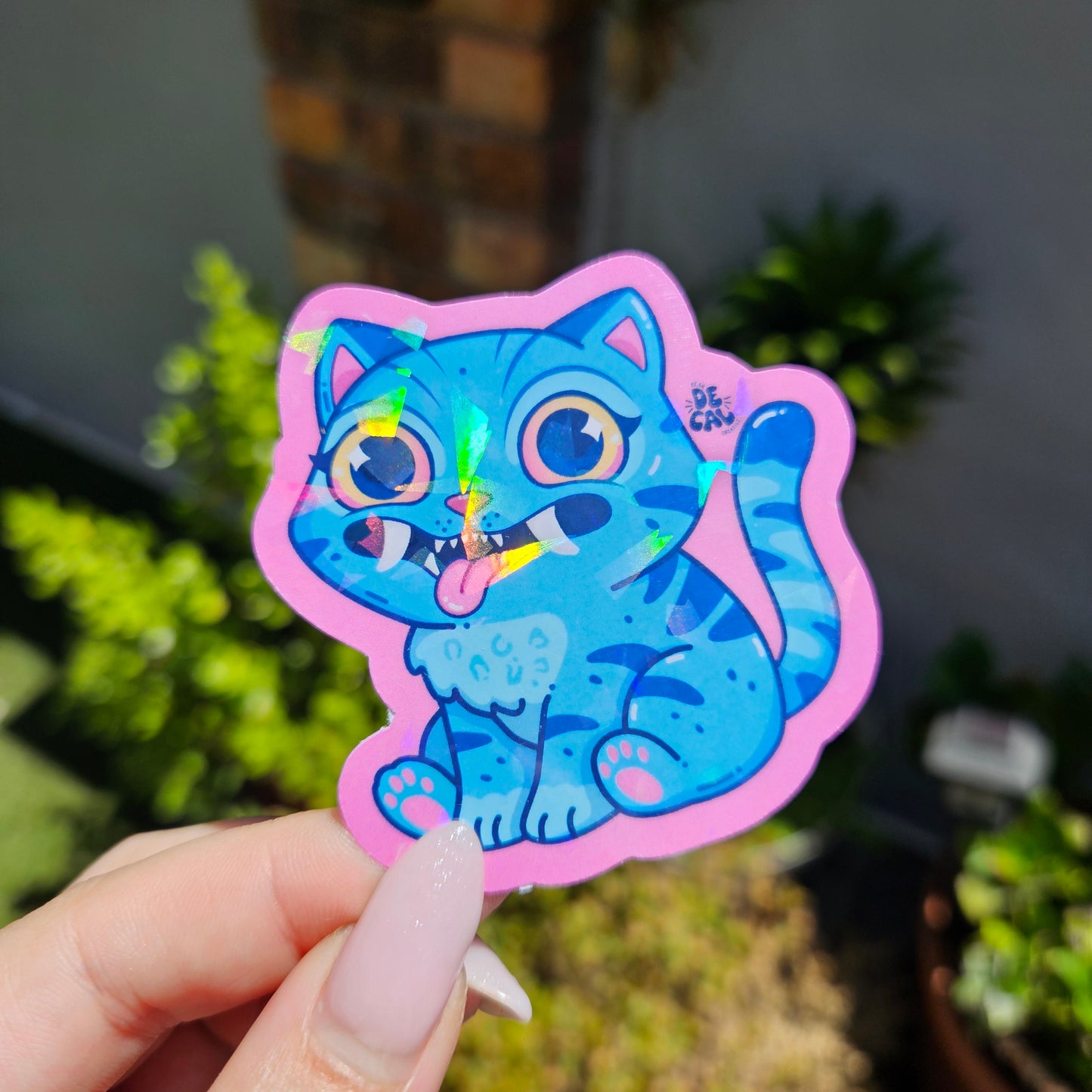 Derpy Tiger Sticker