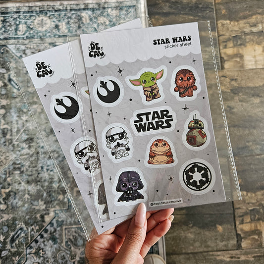 Star Wars Sticker Sheet