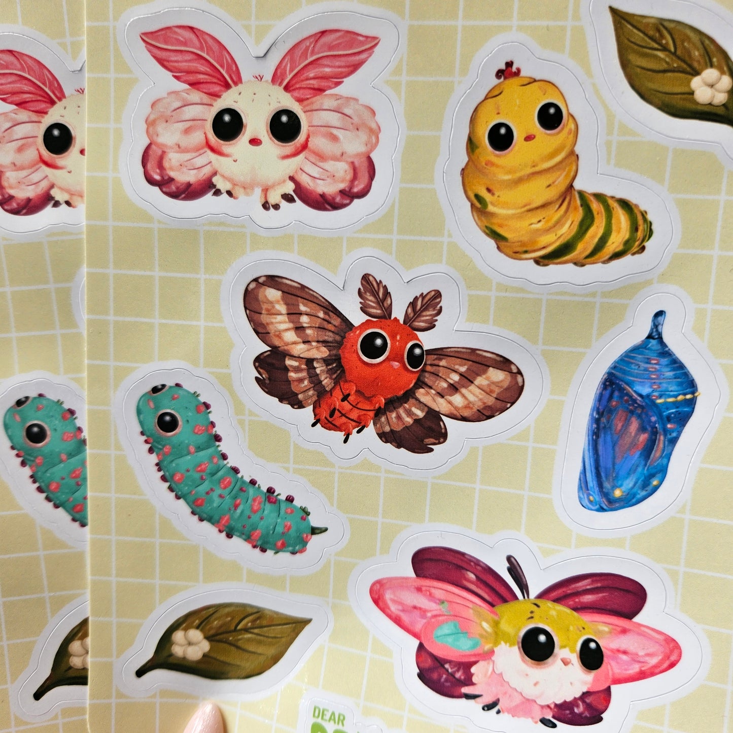 Moth Sticker Sheet