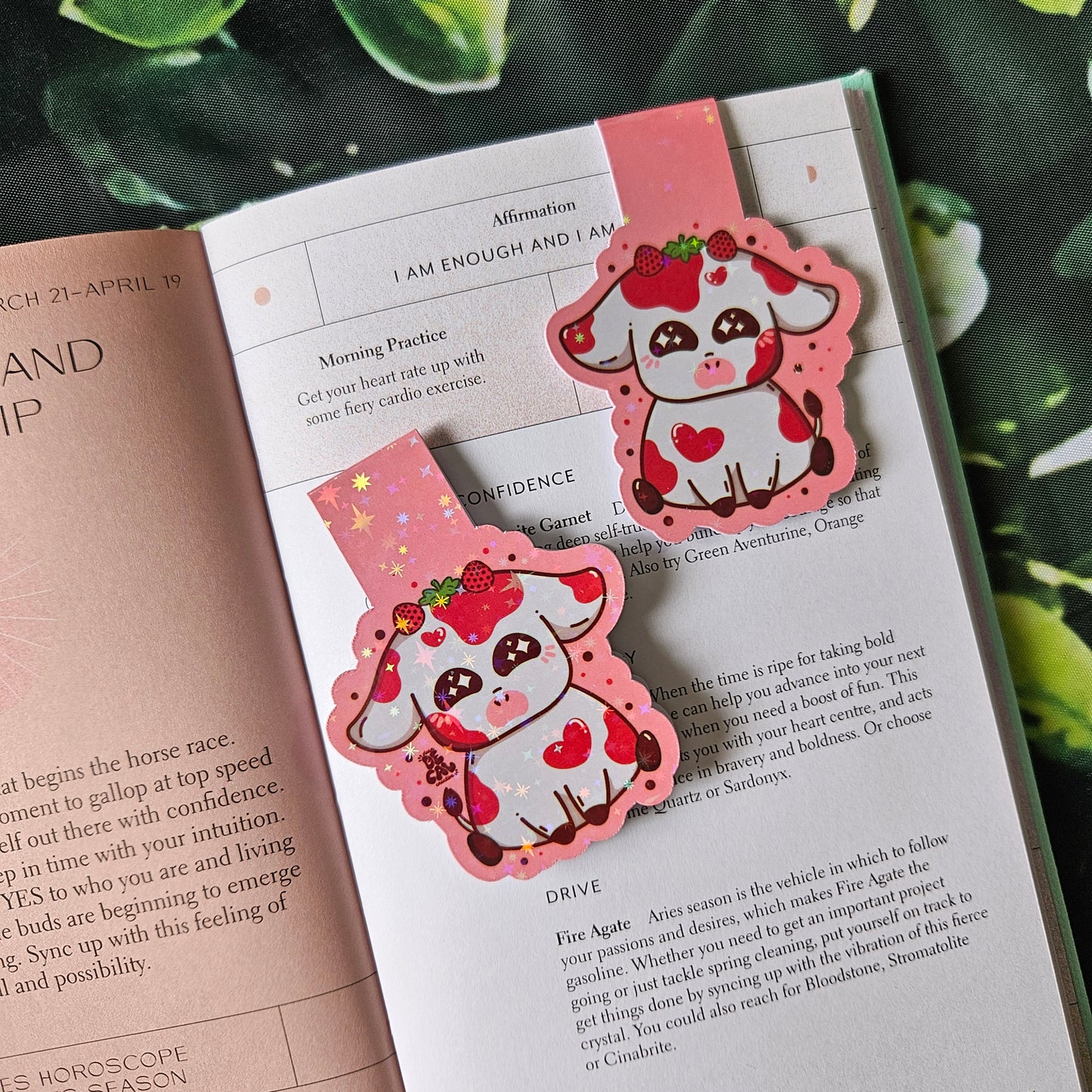 Berry Moos Magnetic Bookmark
