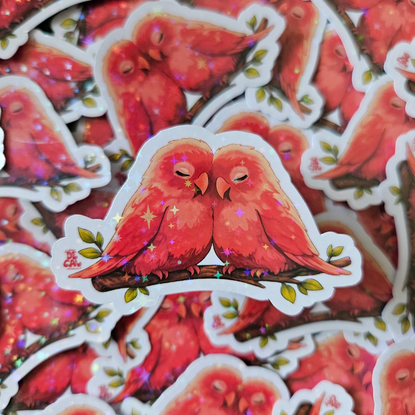 Lovebirds Sticker