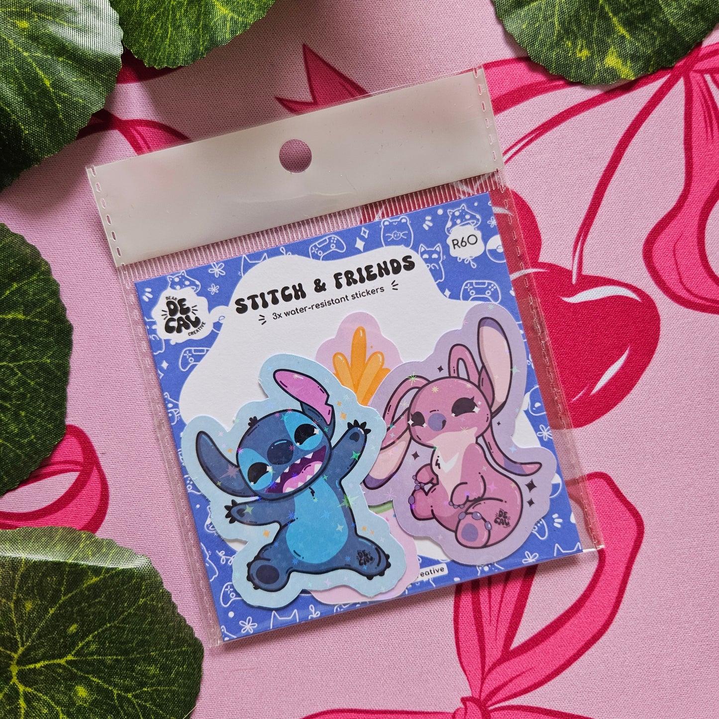 Stitch & Angel Stickers