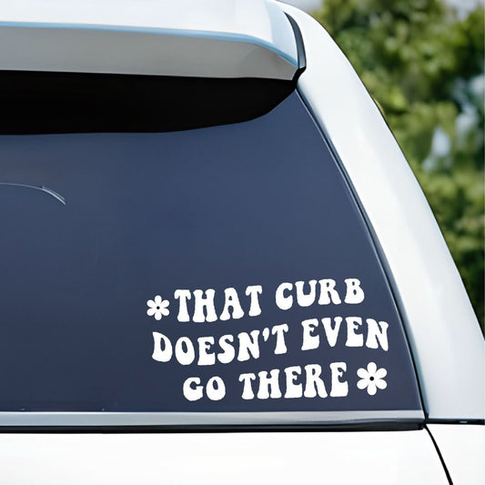 Custom Text Vinyl Bumper Sticker