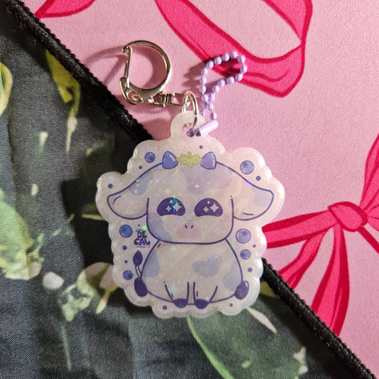 Berry Moo-dy Cow Keyring