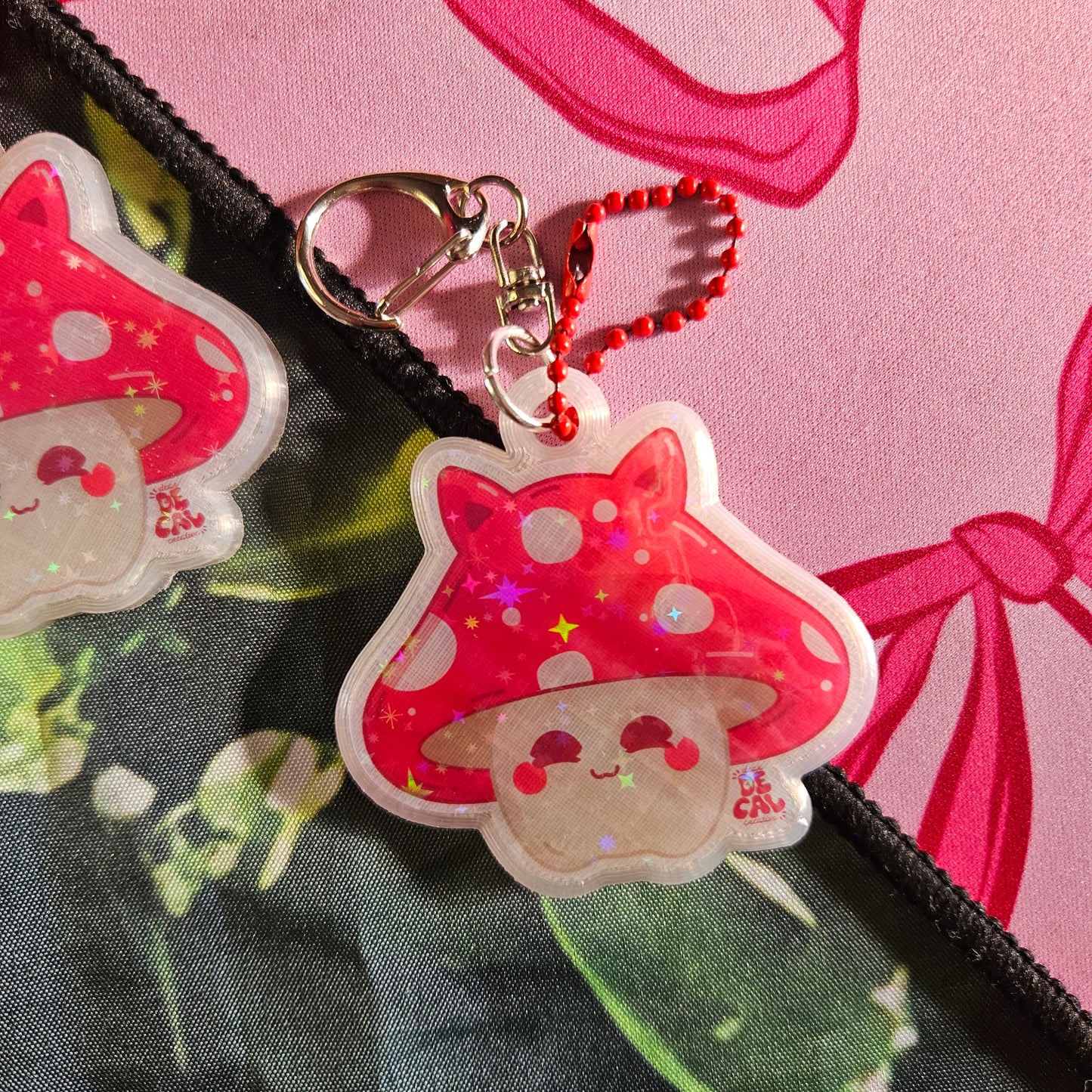 Meowshroom Keyring